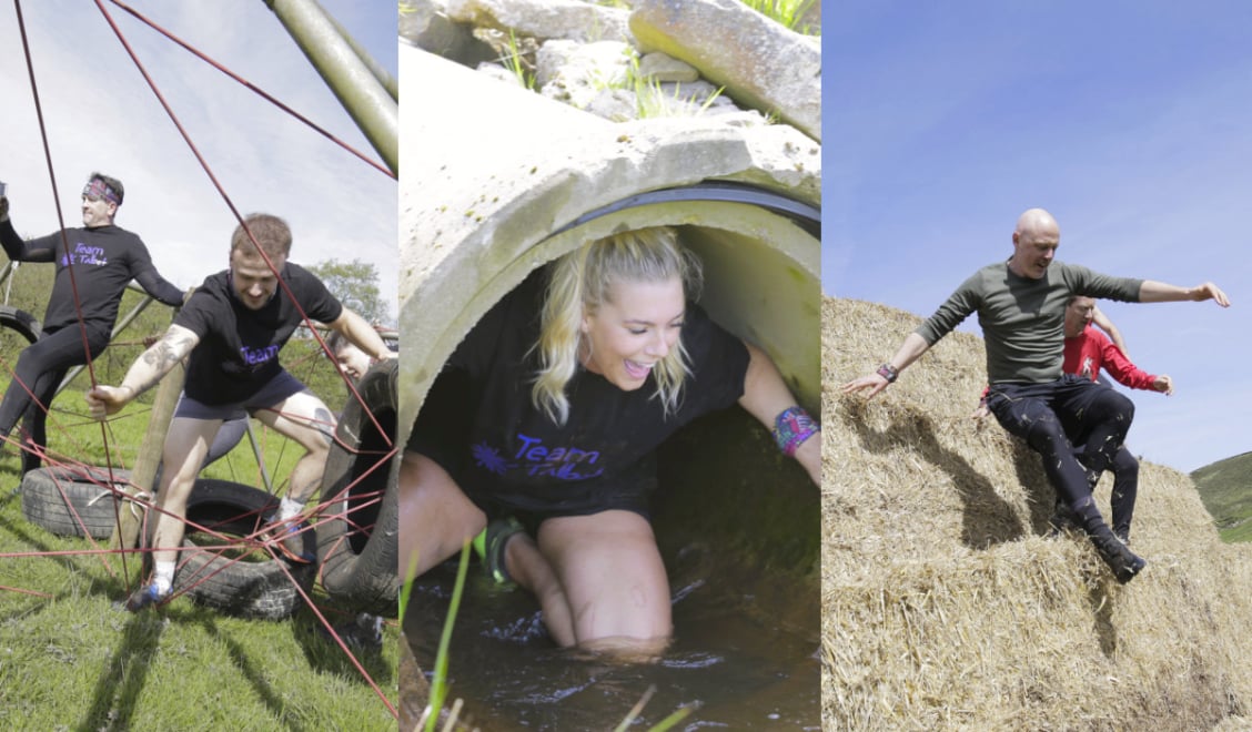 watery tunnels, crawls, climbs